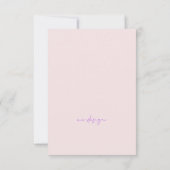 "Du bist Pawsome" Dankeschön-Karte Dankeskarte (Rückseite)