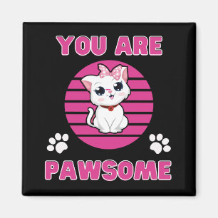 Du bist Pawsome Magnet
