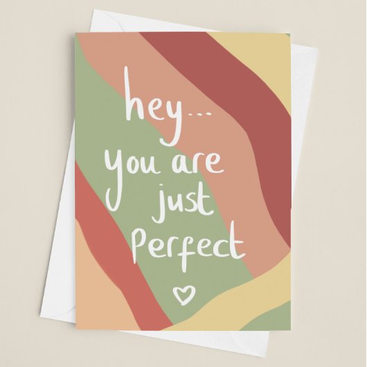 Du bist perfekt... karte