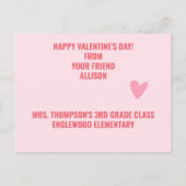 Du bist perfekt! Niedliches Cat-Klassenzimmer Vale Postkarte (Rückseite)