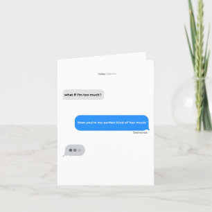 Du bist perfekt Valentine's Day Romantik Einladung