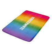 Du bist Phantastisch! Badematte (Schrägansicht)