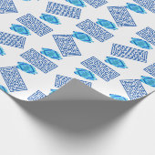 Du bist Phantastisch blau Geschenkpapier (Ecke)