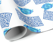 Du bist Phantastisch blau Geschenkpapier (Rolleneckpunkt)