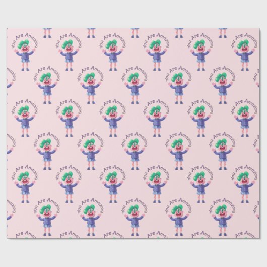 Du bist Phantastisch Geschenkpapier (Flach)