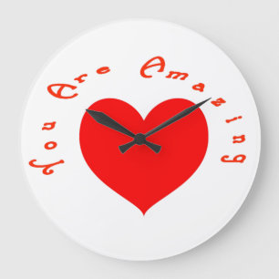 Du bist Phantastisch! Große Wanduhr