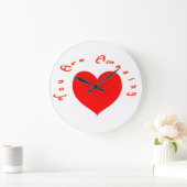 Du bist Phantastisch! Große Wanduhr (Zuhause)