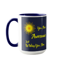 "Du bist Phantastisch", hellgelbe Sonne