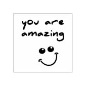 Du bist phantastisch! -Holzstempel Gummistempel (Prägung)