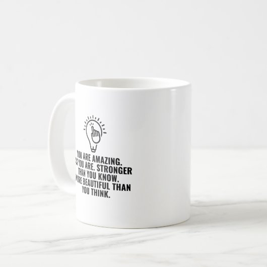 Du bist phantastisch kaffeetasse (Vorderseite Links)