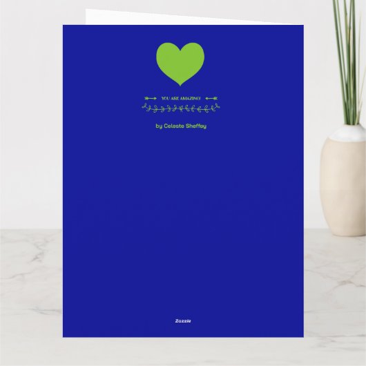 Du bist Phantastisch! Karte (Rückseite)