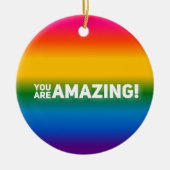 Du bist Phantastisch! Keramik Ornament (Vorne)