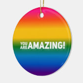 Du bist Phantastisch! Keramik Ornament (Links)