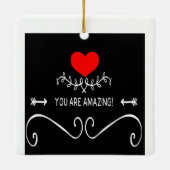 Du bist Phantastisch! Keramikornament (Rückseite)