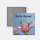 Du bist Phantastisch! Magnet Lippenblumengarten (Vorderseite/Rückseite)