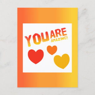 Du bist Phantastisch Magnet Postkarte