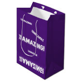 Du bist phantastisch! mittlere geschenktüte (Vorderseite Schrägansicht)