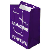 Du bist phantastisch! mittlere geschenktüte (Rückseite Schrägansicht)