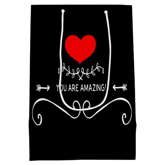 Du bist Phantastisch! Mittlere Geschenktüte (Rückseite)