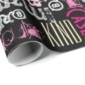Du bist Phantastisch! Name Words Fun Geschenk Wrap Geschenkpapier (Rolleneckpunkt)