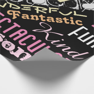 Du bist Phantastisch! Name Wörter Spaß Geschenkw Geschenkpapier