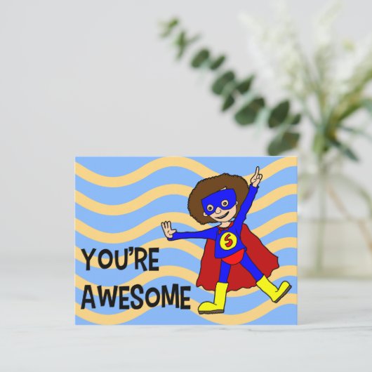 Du bist Phantastisch Postkarte (Stehend Vorderseite)