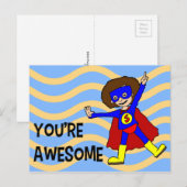 Du bist Phantastisch Postkarte (Vorne/Hinten)