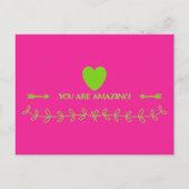 Du bist Phantastisch! Postkarte (Vorderseite)