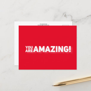 Du bist phantastisch! postkarte