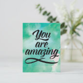 Du bist Phantastisch Postkarte (Stehend Vorderseite)