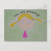 Du bist phantastisch! postkarte (Vorderseite)