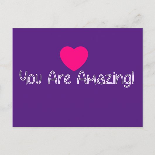 Du bist Phantastisch! Postkarte (Vorderseite)