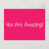 Du bist Phantastisch! Postkarte (Vorderseite)