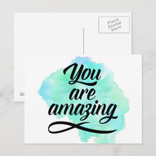 Du bist Phantastisch Postkarte (Vorne/Hinten)