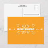 Du bist Phantastisch Postkarte (Vorne/Hinten)