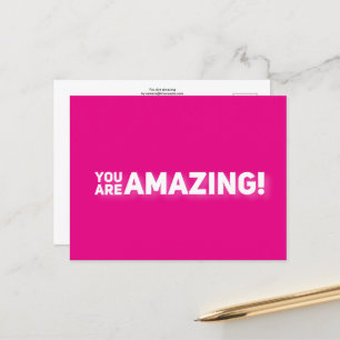 Du bist phantastisch! Postkarte! Postkarte