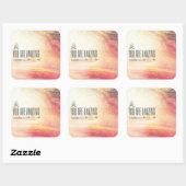 Du bist Phantastisch Quadratischer Aufkleber (Blatt)