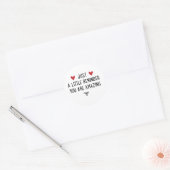 Du bist phantastisch runder aufkleber (Umschlag)