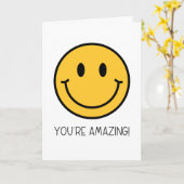 Du bist phantastische Karte! Karte (Gelbe Blume)