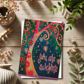 Du bist Phantastischer Whimsikbaum Karte