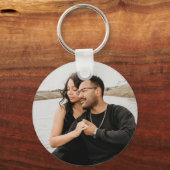 Du bist Pizza me valentines Spaß Foto Schlüsselanhänger (Rückseite)