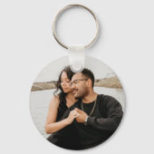 Du bist Pizza me valentines Spaß Foto Schlüsselanhänger (Rückseite)