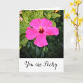 Du bist Poesie Karte (Gelbe Blume)