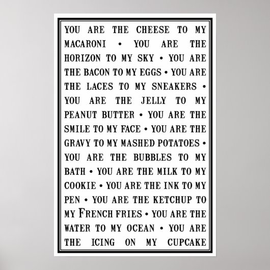 Du bist... poster (Vorne)