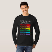 Du bist Pro Life Bekleidung T-Shirt (Vorne ganz)