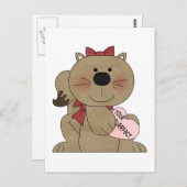 Du bist purer T - Shirt und Geschenke Postkarte (Vorne/Hinten)