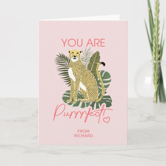 Du bist purfect feiertagskarte (Vorderseite)