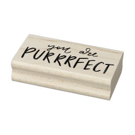 Du bist purfect gummistempel