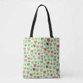 Du bist Purfect! Niedliche Farbkatzen Tasche (Vorderseite)