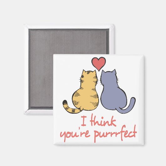 Du bist purfekt magnet (Vorderseite/Rückseite)